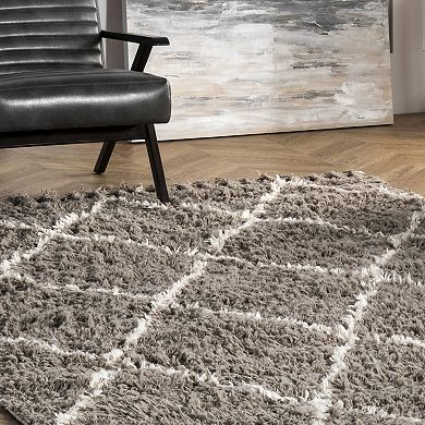 nuLOOM Moroccan Trellis Wool Rug