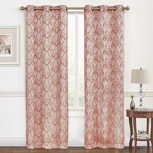 Regal 2-pack Hampton Damask Jacquard Curtains