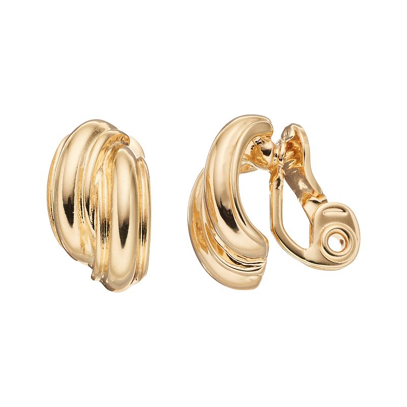 Napier Beautiful Silver Hoop Earrings Kohl's