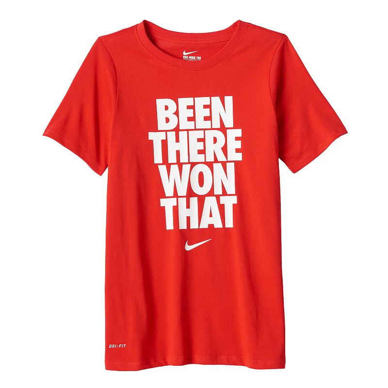 Boys 8-20 Nike Been There Won That Tee, Boy's, Size: XL, Dark Pink