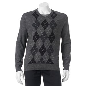 Big & Tall Apt. 9 Classic-Fit Argyle Merino Sweater