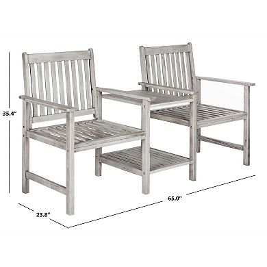 Safavieh Brea Twin Patio Seating Bench