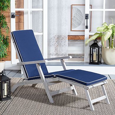 Safavieh Palmdale Gray Patio Lounge Chair