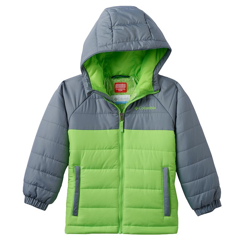 Boys 4-7 Columbia Insulated Thermal Coil Hooded Puffer Jacket, Boy's, Size: 6-7, Green Oth