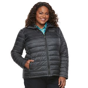 Plus Size Columbia Frosted Ice Printed Puffer Jacket