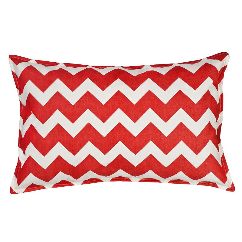 Greendale Home Fashions Chevron Oblong Throw Pillow DealTrend