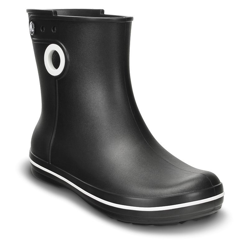 Crocs Jaunt Women's Waterproof Rain Boots, Size: 6, Black