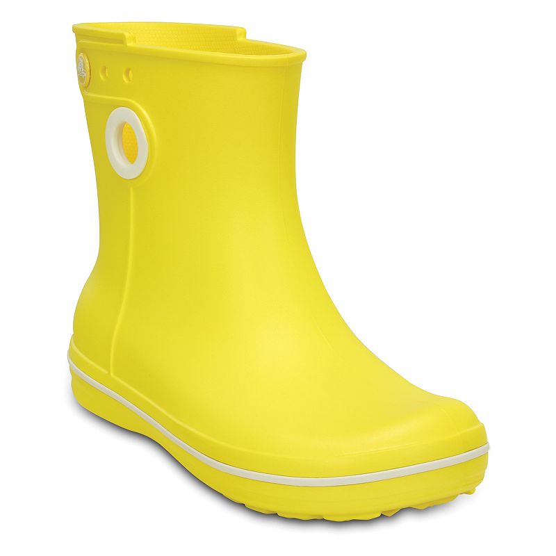 Crocs Jaunt Women's Waterproof Rain Boots, Size: 8, Drk Yellow