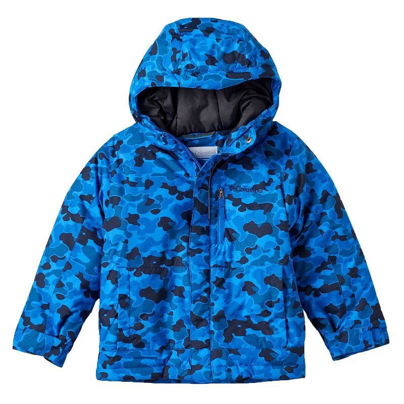 Boys 4-7 Columbia Heavyweight Hooded Jacket, Boy's, Size: 6-7, Brt Blue