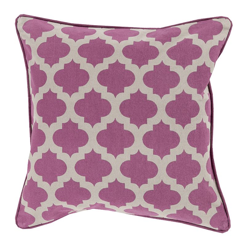 Purple Cotton Throw Pillow Kohl s