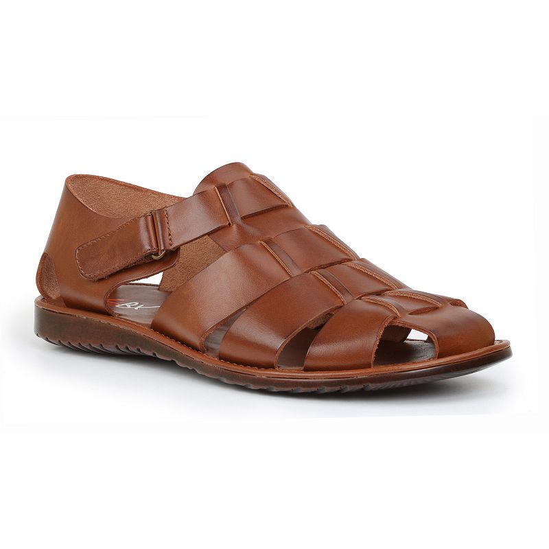 tan rubber sandals