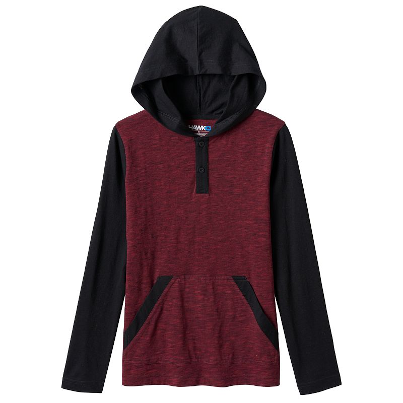Boys 8-20 Tony Hawk Colorblock Hooded Tee, Boy's, Size: Large, Red
