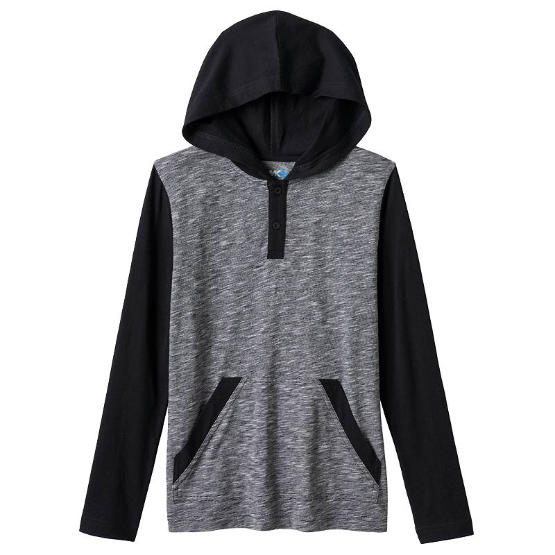 Boys 8-20 Tony Hawk Colorblock Hooded Tee, Boy's, Size: Large, Black