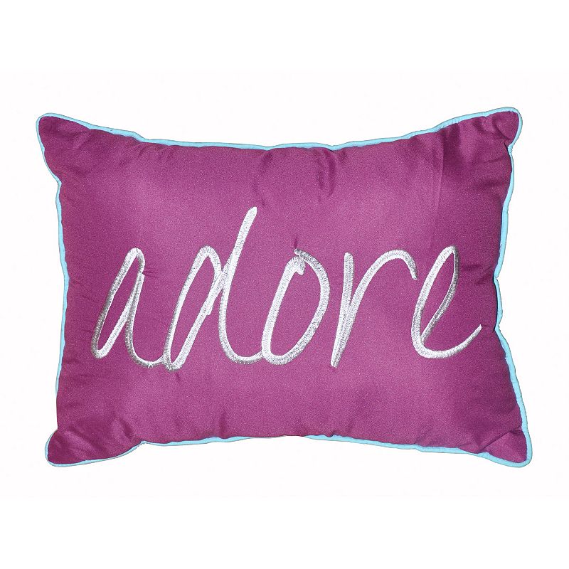 Seventeen Chevron Square Ruched Throw Pillow DealTrend