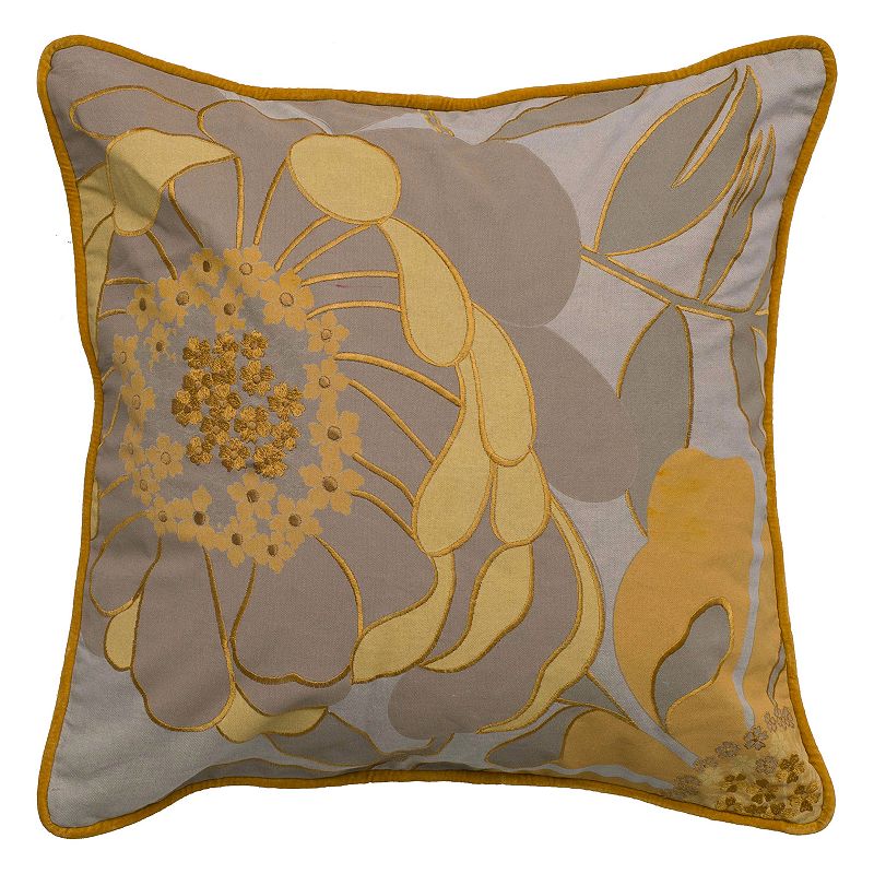 Laural Home Perfect Petals Throw Pillow DealTrend