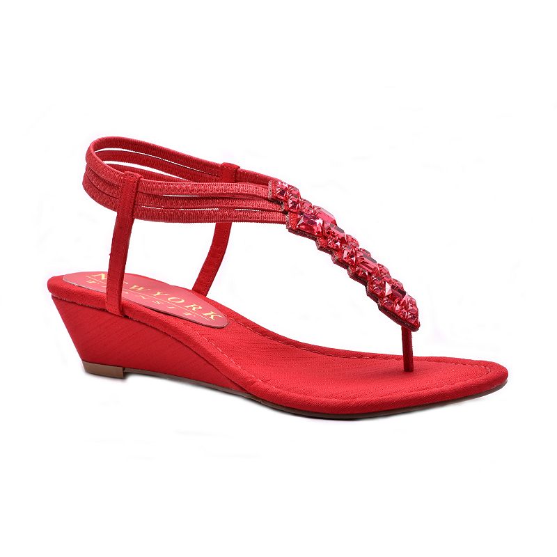 Red Wedge Sandals Kohl's