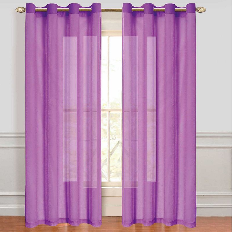 Purple Sheer Curtains Kohl's