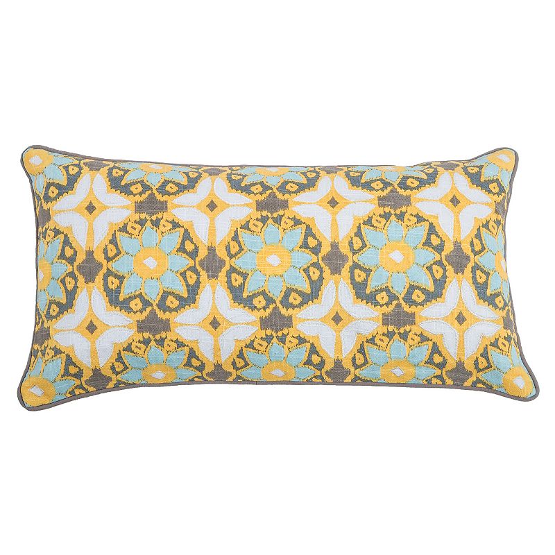 Yellow Floral Throw Pillow Kohl s