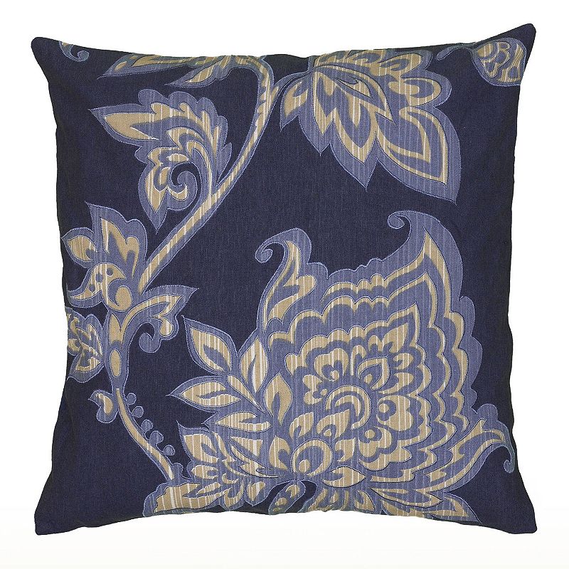Rizzy Home Violet Floral Throw Pillow DealTrend