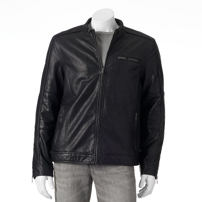 Mens Leather Jacket Kohl's
