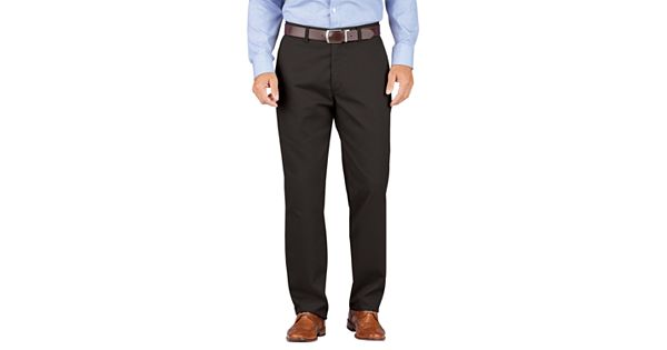 Mens Dickies Relaxed Fit Comfort Waist Khaki Dress Pants