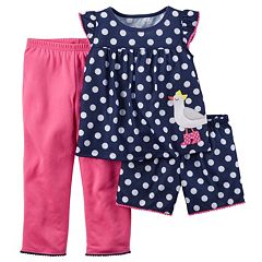 Baby Girl Carter's Polka-Dot Pajama Set