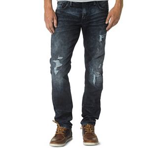 Men's Silver Jeans Allan Slim-Straight Jeans!