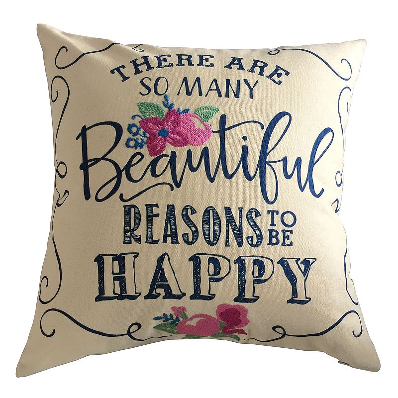 Yellow Floral Throw Pillow Kohl s