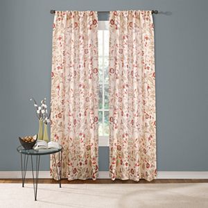 Custom Home Jacobean Floral Curtain