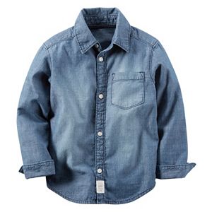Baby Boy Carter's Chambray Woven Button-Down Shirt