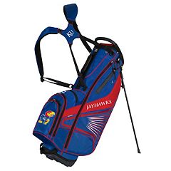 Click to buy Team Effort Kansas Jayhawks Gridiron III Golf Stand Bag .
