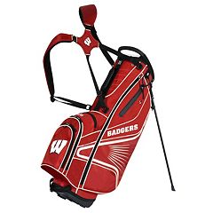 Click to buy Team Effort Wisconsin Badgers Gridiron III Golf Stand Bag .