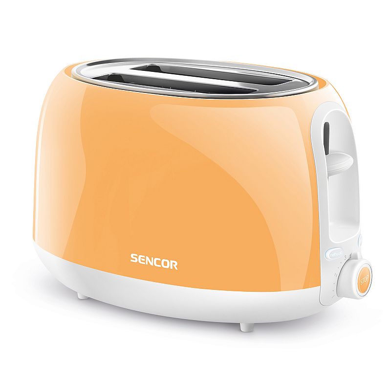 Sencor 2-Slice Electric Toaster, Orange