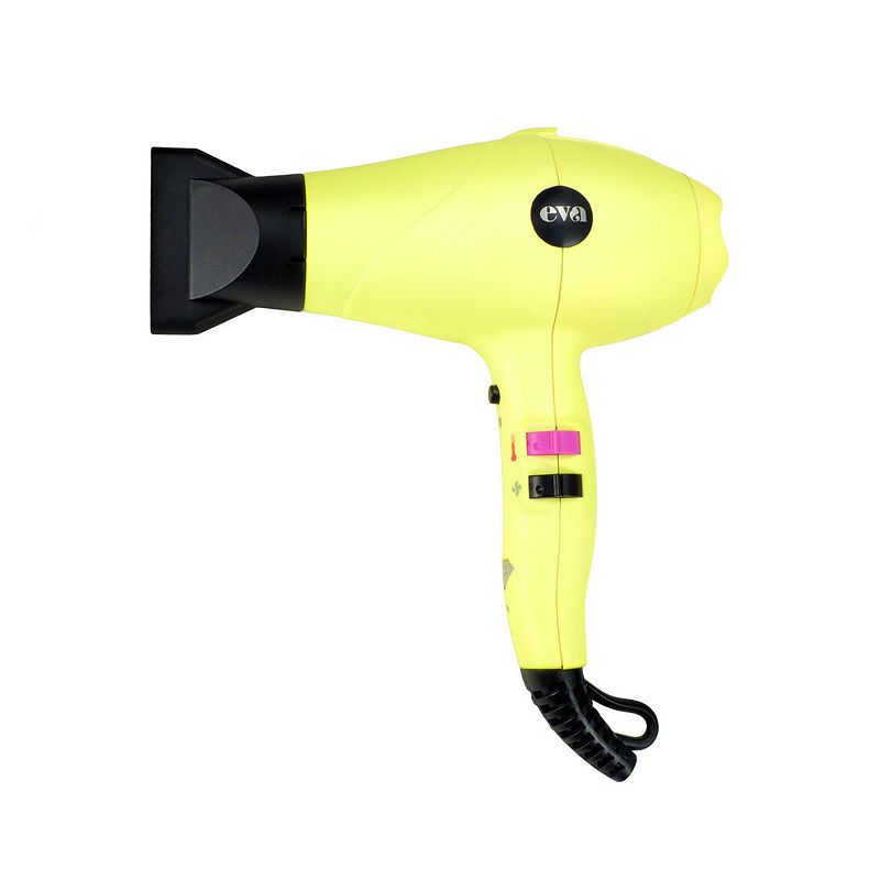 Eva NYC Almighty Pro-Power Ionic Hair Dryer, Yellow