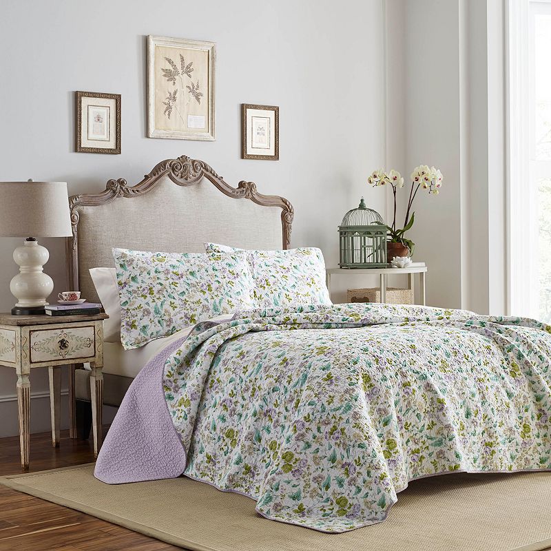 Laura Ashley Floral King Bedding Kohls