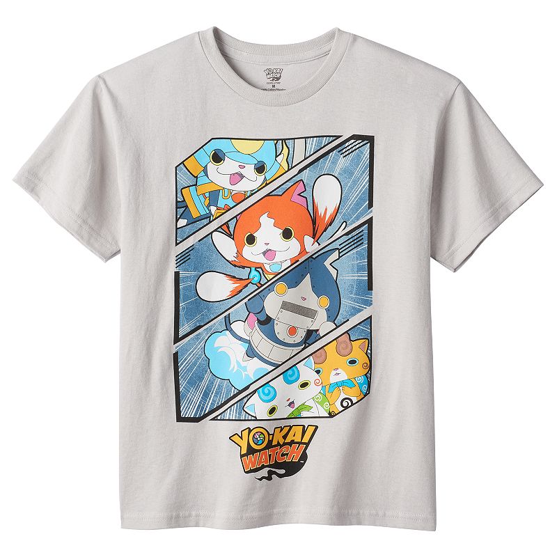 Boys 4-7 Yo-Kai Watch Character Graphic Tee, Boy's, Size: 4, Silver