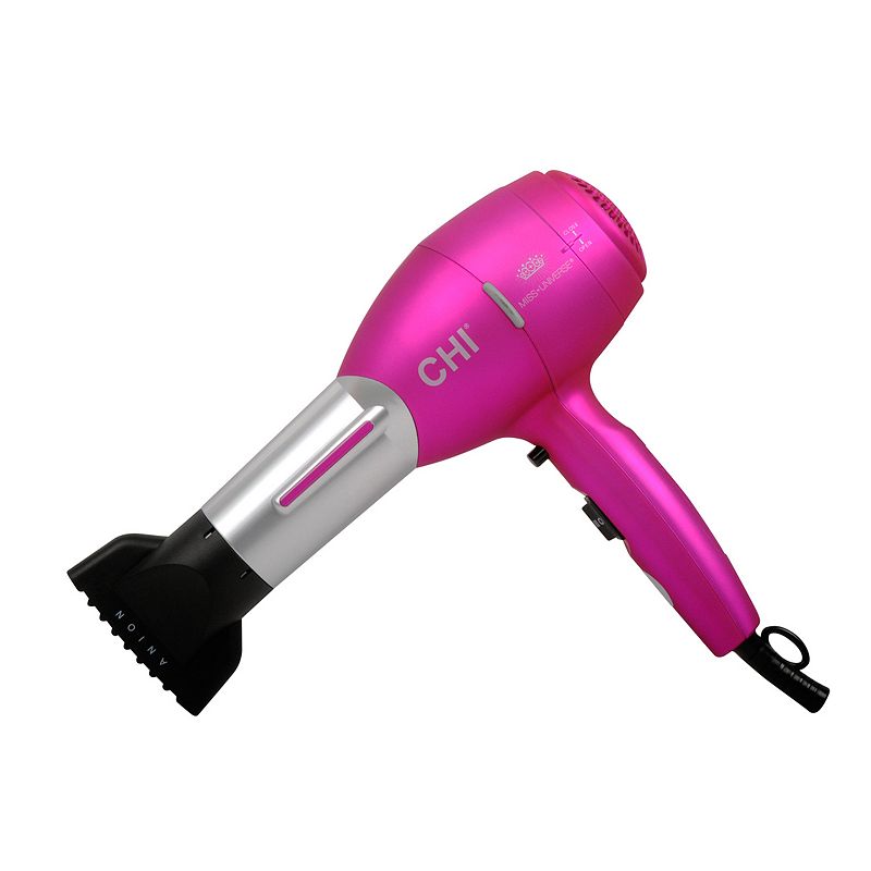 Miss Universe Style Illuminate by CHI 1800 Watt Professional Hair Dryer, Pink