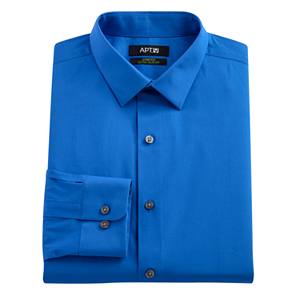 Men's Apt. 9® Extra-Slim Solid Stretch Dress Shirt