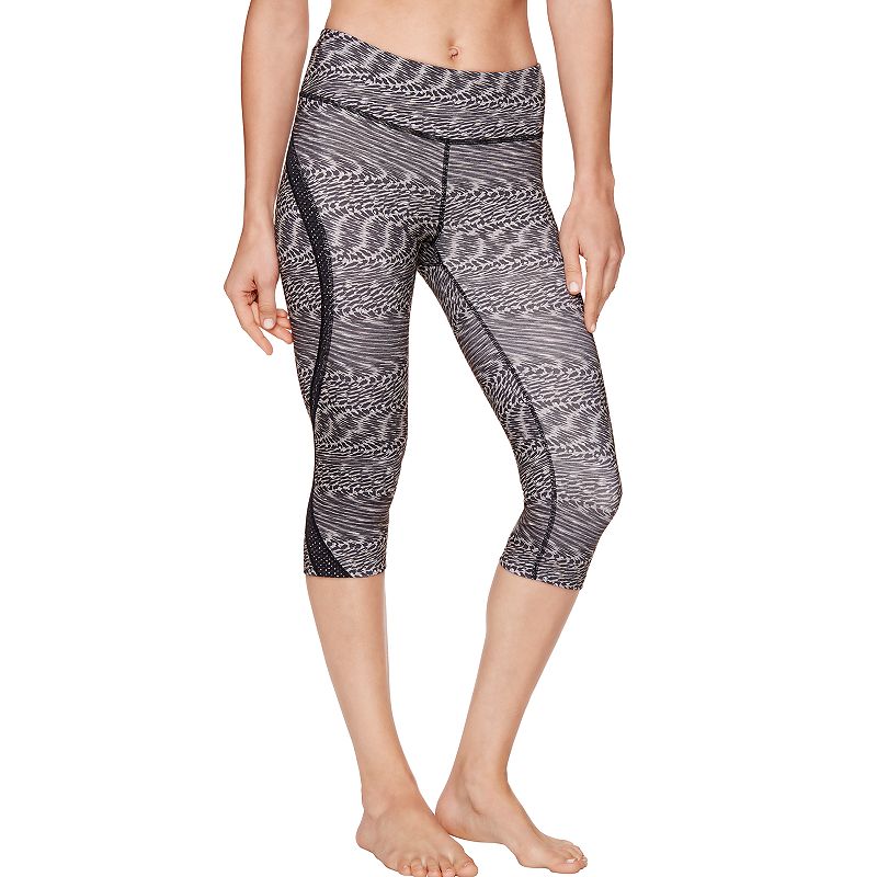 Womens Black Capri Workout Leggings Kohl's