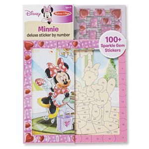 Disney's Minnie Mouse Deluxe Sticker by Number by Melissa & Doug