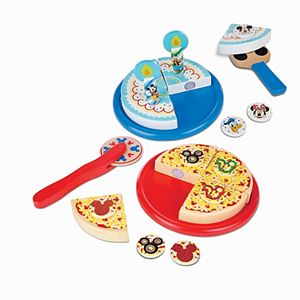 Disney's Mickey Mouse Wooden Pizza & Birthday Cake Set by Melissa & Doug