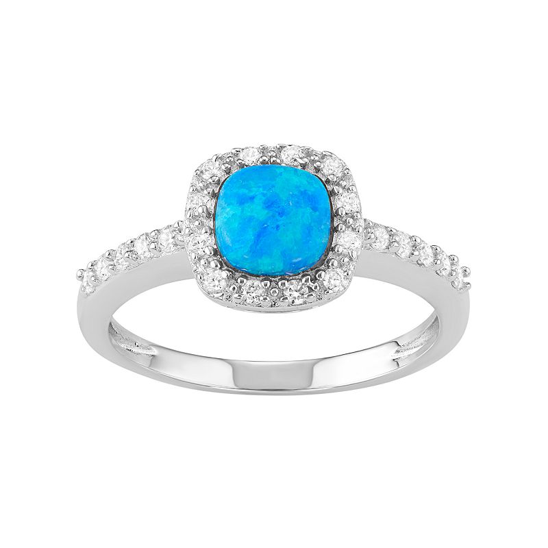 Blue Opal Gemstone Ring Kohl's
