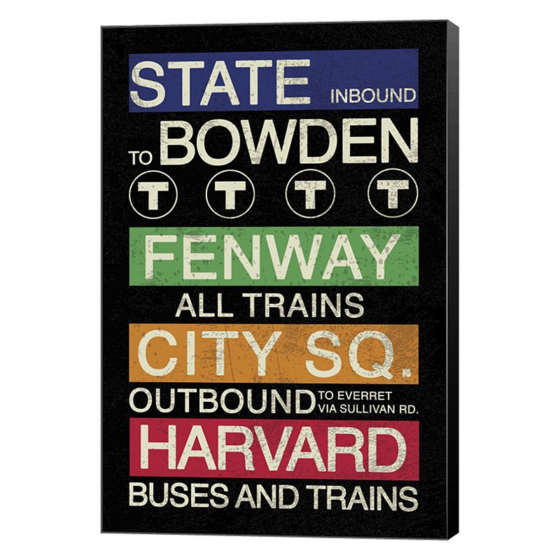 Metaverse Art Boston \"Buses And Trains\" Canvas Wall Art DealTrend