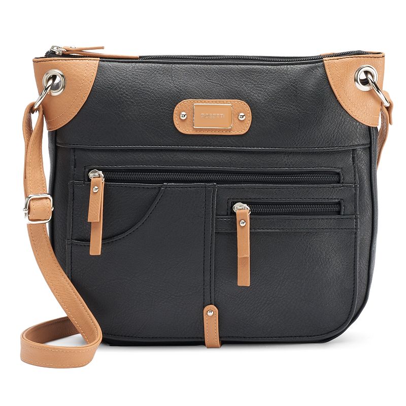 Rosetti Black Leather Crossbody Bag Kohl's