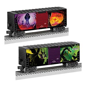 Disney's Villains 2-pk. Hi-Cube O Gauge Boxcars by Lionel Trains