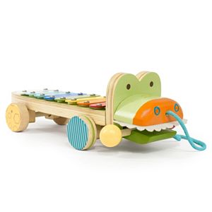 Skip Hop Giraffe Safari Crocodile Xylophone Pull Toy