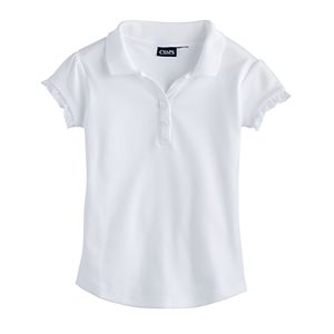 Girls 4-6x Chaps Ruffle Polo Shirt