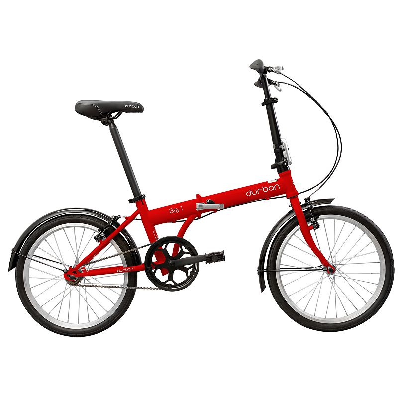 Durban Bikes Bay 1 20-in. Wheel Folding Bike, Red