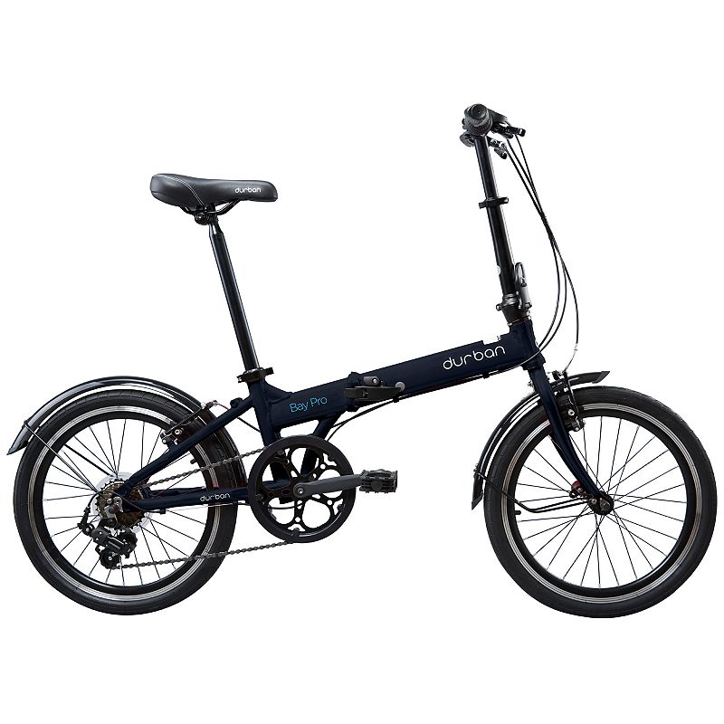 Durban Bikes Bay Pro 20-in. Wheel Folding Bike, Grey