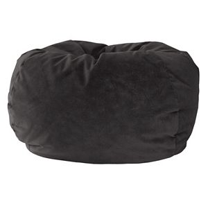Extra Large Microfiber Faux-Suede Bean Bag Chair